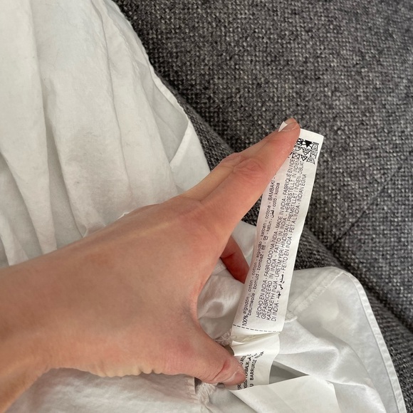 Zara White Ruffled Sleeveless Top - Picture 8 of 8